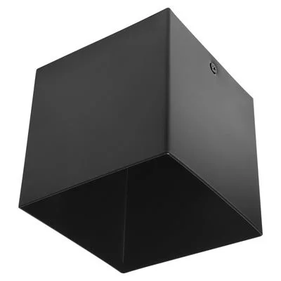 Sunlite Black Cube Down Fixture, GU10 Base, 4in x 4in, Outdoor