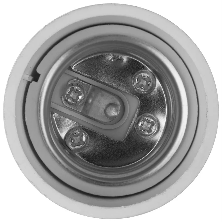 Sunlite E139 GU24 to Medium Base Adapter, White, 60W Max, 12-Pack - view 3