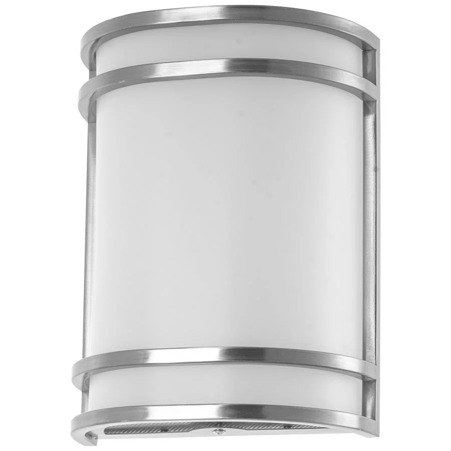 Sunlite LED Half Cylinder Wall Fixture, 12W/15W/23W, 850/1150/1650 lumens, 30K/40K/50K CCT selectable, 120V, Brushed ...