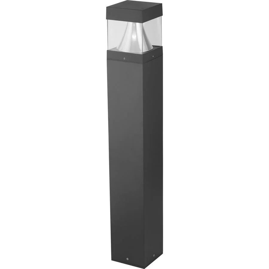 Sunlite LED Outdoor Commercial Bollard Fixture, 14W/19W/24W, 3200 Lumens, 3000K/4000K/5000K, 120-277V, 0-10V, IP65, B...