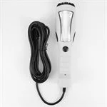 Sunlite LED Portable Work Light Fixture, 25' Power Cord, 12W, 6200K, 1200lm, Built-In Outlet, Yellow