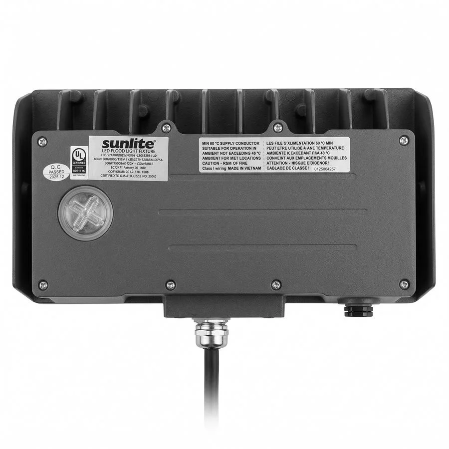 Sunlite LFX/FL/MMW/SCT/PC/G3 Flood Light, 12000 lumens, 40W/50W/60W/80W, 100-277V, 3000K/4000K/5000K...