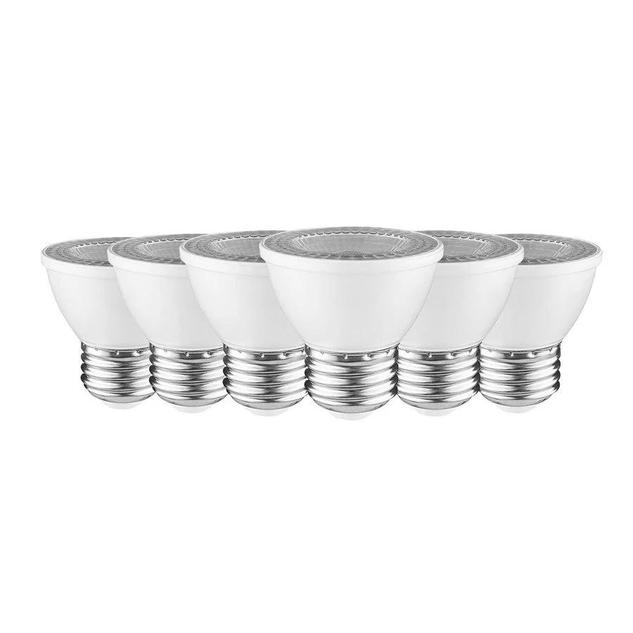 Sunlite MR16 LED Lamp, 7W, 500 Lumens, 2700K, E26 Medium Base, Dimmable, 120V, 35° Beam Angle, 6-Pack
