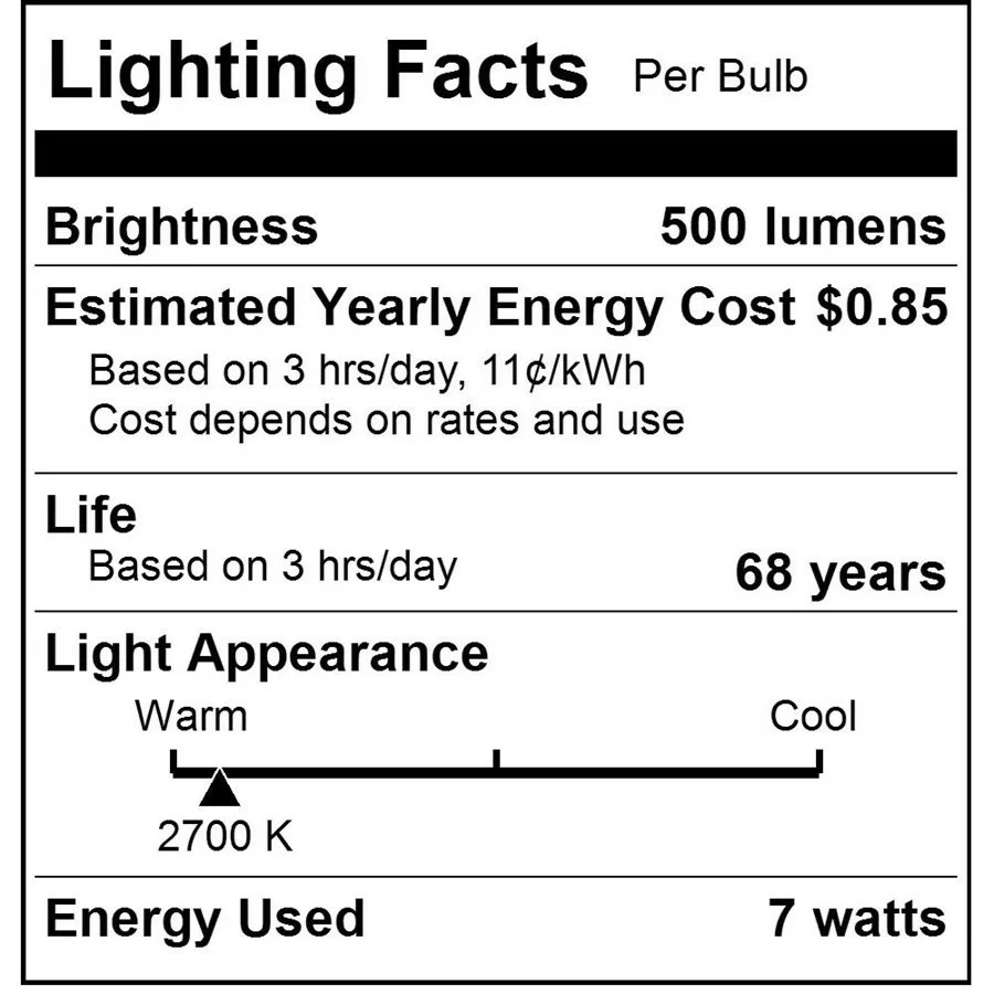 Sunlite G16 LED Filament Globe Bulb, 3W, E26 Medium Base, Dimmable, Clear Finish, 2700K, 120V, ETL L...