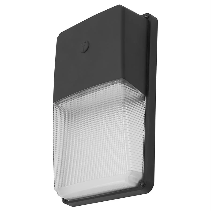 Sunlite Outdoor Wall Sconce, Mini, 9 Inch, 15W, 1650 Lumens, CCT Selectable, 120V, Black, Photocell