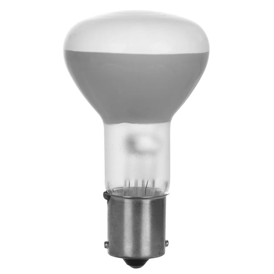 Sunlite R Series Elevator Incandescent Lamp, 20W, 13V, 2600K, Frost Finish, BA15s Single Contact Bayonet Base