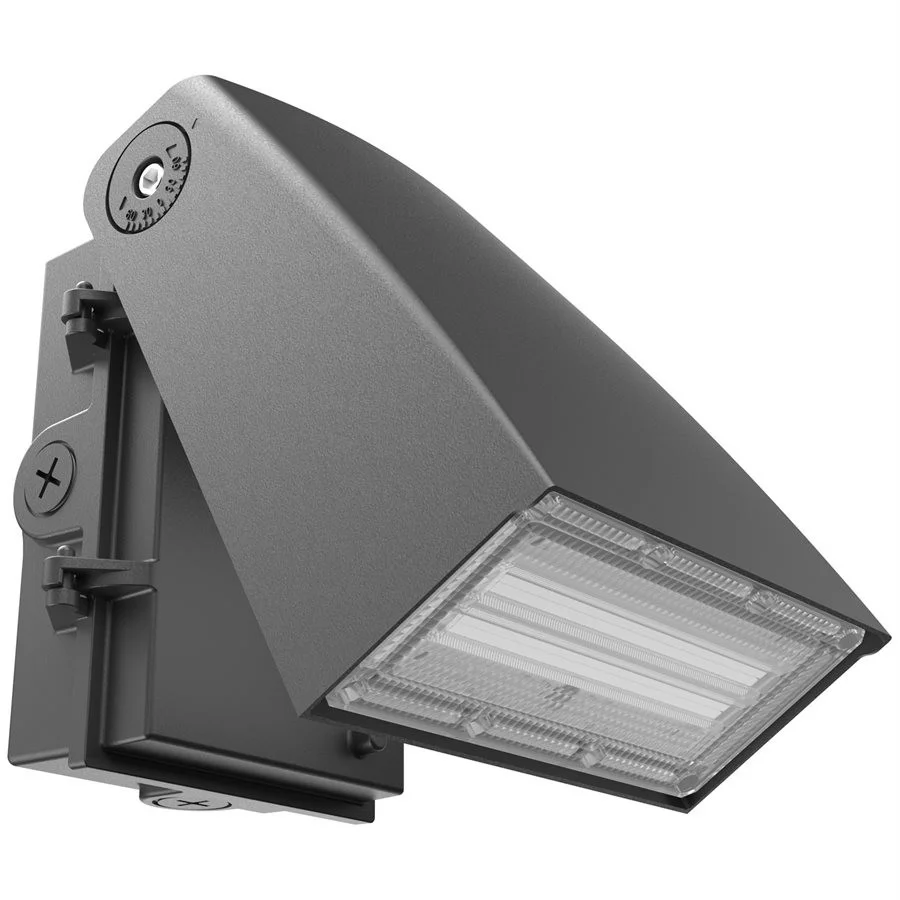 Sunlite Slim Adjustable Wall Pack, 20W/40W/60W, 2600/5200/7800 lumens, 3000K/4000K/5000K, 120-347V, Bronze, Generation 3