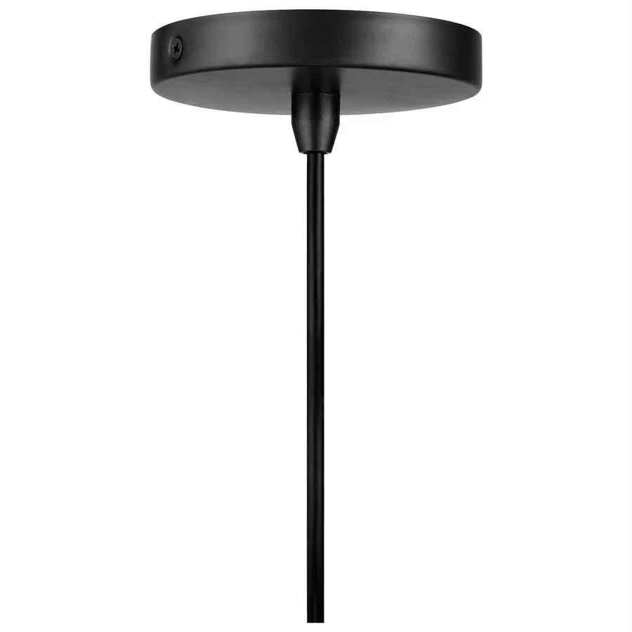 Sunlite Vintage Hanging Pendant, Metal Industrial Style, 72-Inch Adjustable Black Cord, Single E26 S...