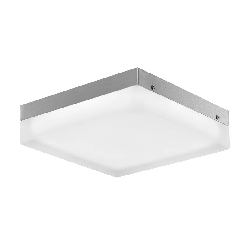 Sunpark Electronics DC1911D Ceiling Fixture, 120V, 18W, 950 Lumens, CRI 80+, 3000K/4000K, Satin Nickel