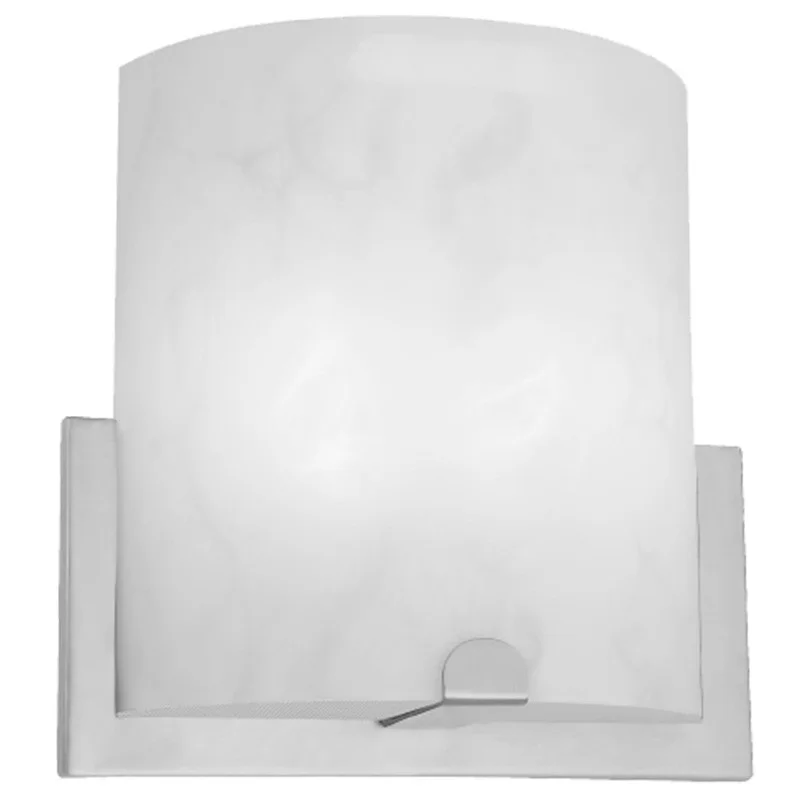 Sunpark Electronics MDF036D Wall Sconce, 22W, 120V-277V, 3000K, Satin Nickel, Frosted Glass