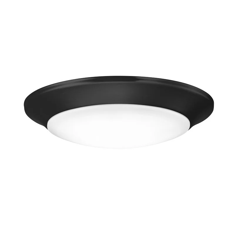 Sunpark Electronics RT7-A LED Disk Light, MCT 3000K/3500K/4000K, 15W, 120V, 1050 lm, Black Finish, E26 Socket