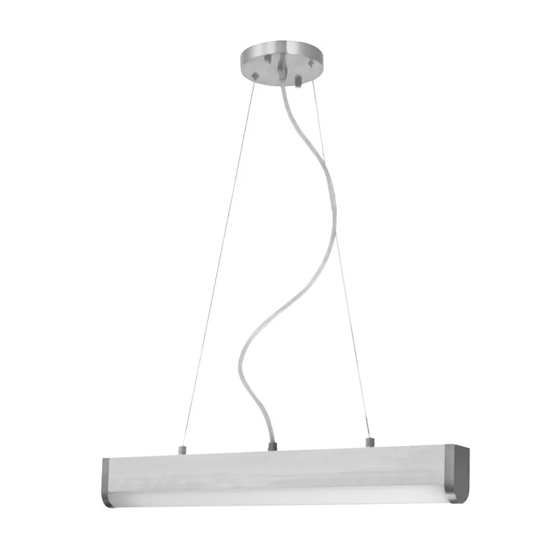 Sunpark Electronics FL0239D-PD Linear Pendant, 18W, 1410 lumens, 120-277V, CCT Selectable, CRI>80, Satin Nickel