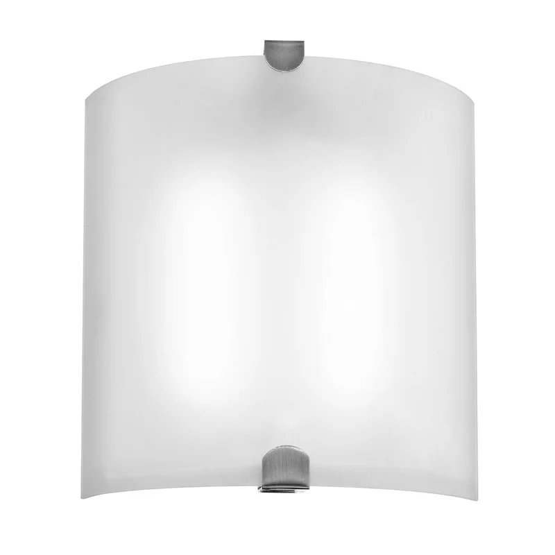 Sunpark MDF035 Wall Sconce, 15W, 120V, 3000K, 1150 Lumens, Satin Nickel, Frosted Glass - view 2