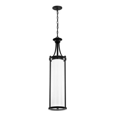 Sunpark P431D Pendant, 54W, 120-277V, 3000K|4000K, 5100lm, Black, Clear Glass/Acrylic, 9" x 35"