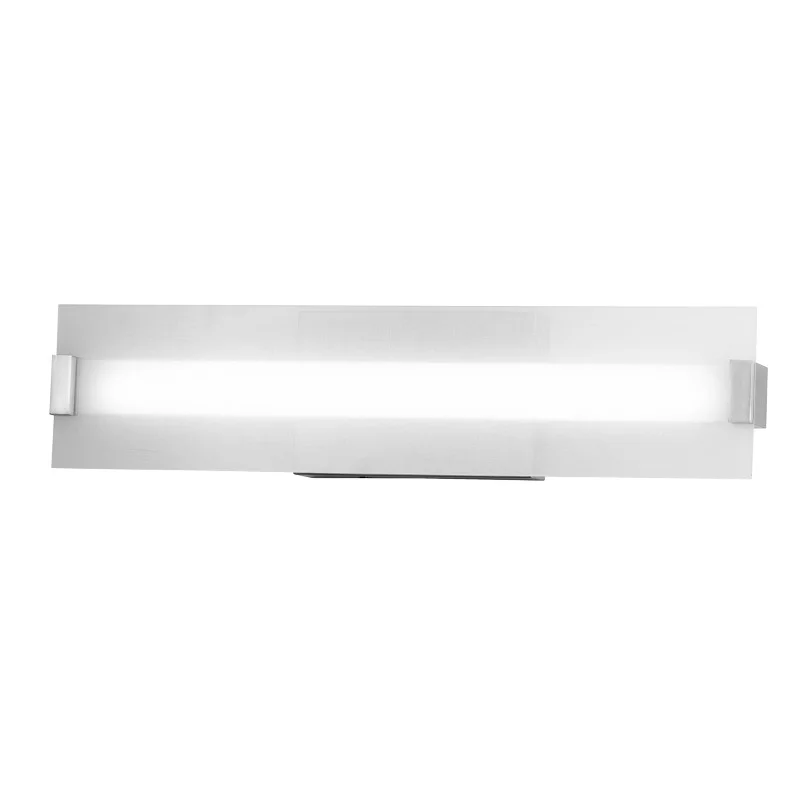 Sunpark V276D LED Vanity, 24W, 120V-277V, 3000K/3500K/4000K MCT, 1700 lumens, Satin Nickel