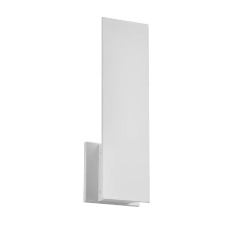 Sunpark W357D Wall Sconce, 18" x 6" x 3", White Finish, 3000K|4000K, 500lm, 15W, 120V