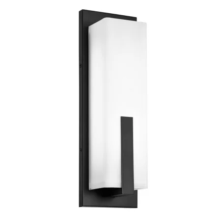Sunpark W913D LED Wall Sconce, 15W, 120V, 3000K|4000K, 1000lm, Black, Frosted White Glass