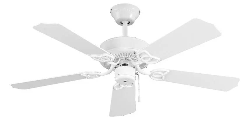 Sunset II 5-Blade Ceiling Fan, 42" Sweep, White/White Finish, 120V, Wet Listed - view 2