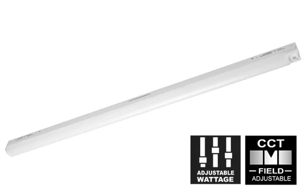 Super Slim LED Linear Strip, 8', 65W Max, Field Adjustable CCT 3500K/4000K/5000K