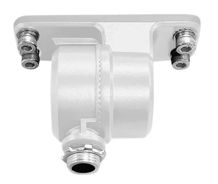 Surface Mount / Wall Mount Kit for Series 1 Flood Lights. Fits 15W thru 60W fixtures. Includes Mounting Hardware. White
