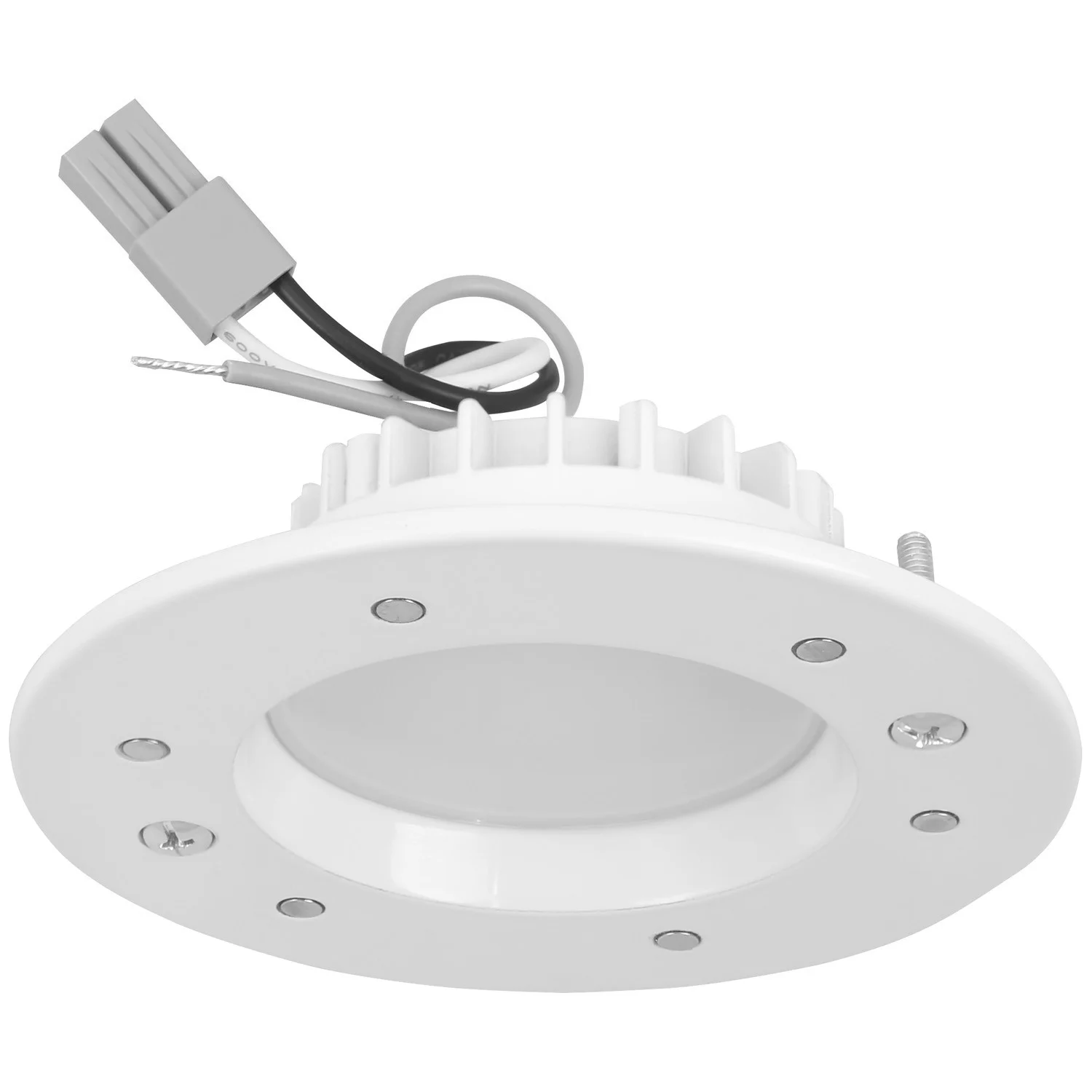 Surface Mount Regressed Lens Downlight, Round, 4 inch, 13W, 90CRI, 120V, White - view 2