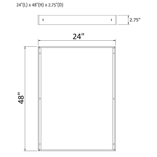 Westgate Manufacturing Surface Mounting Kit for 2x4 Panel - view 2