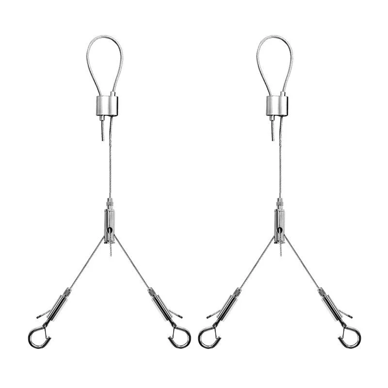 Adj. 20Ft. 1/16" Single Suspension Cable with Y Hook Ends