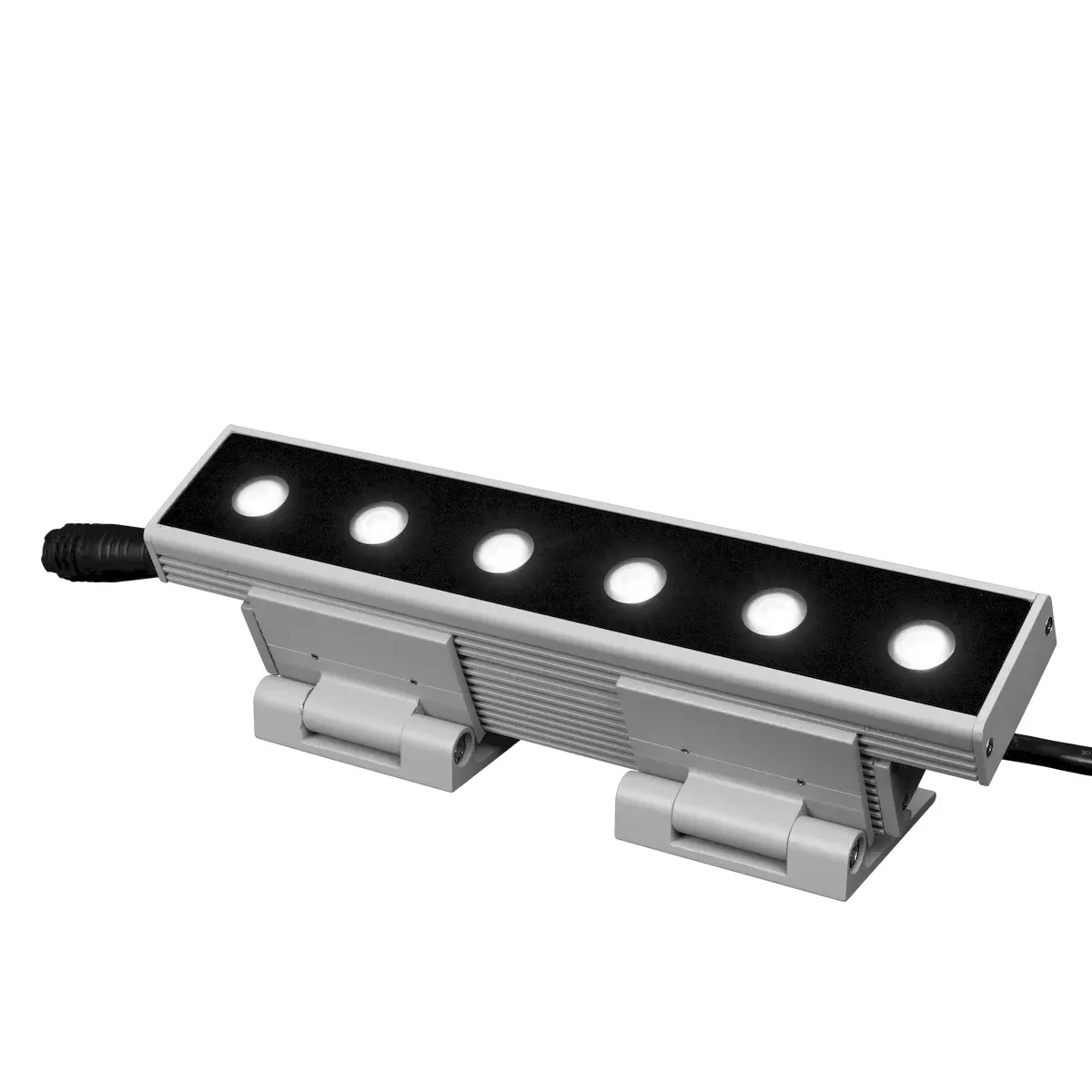 Sēnik Graze Līt RGBW, 1', 35°, Satin Aluminum, 100-277V, RGB+3000K, 552 lumens, 12W, DMX512+RDM - view 2