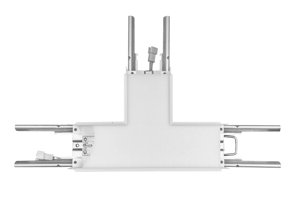 T Connector for LED Architectural Strip, White Finish