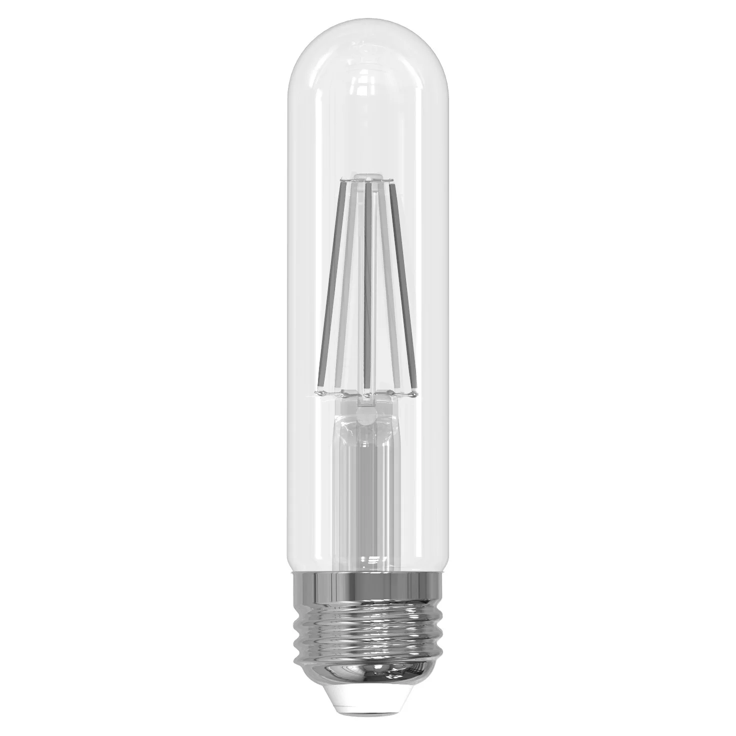 T10 LED Filament, 6W, E26, Clear, 2700K, 128MM, 6-Pack