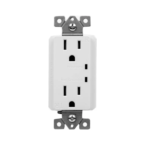 Duplex Receptacle 15A Tamper-Resistant with Surge Suppressor