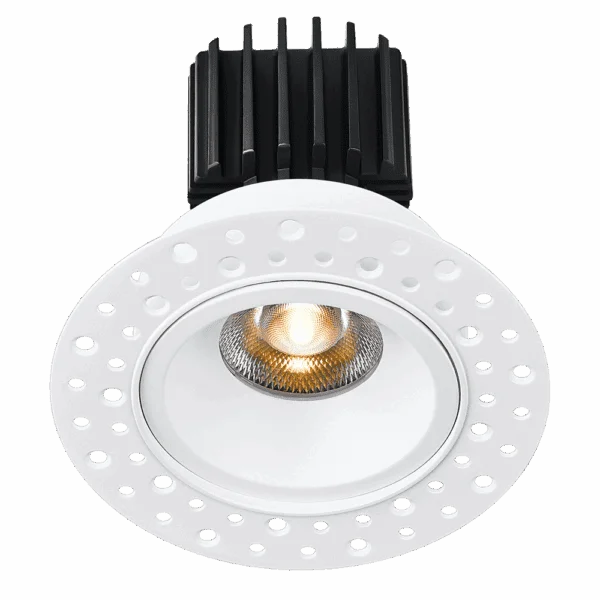 Tangra 3" Fixed Round Recessed Invisible Trim, 5CCT, CRI95