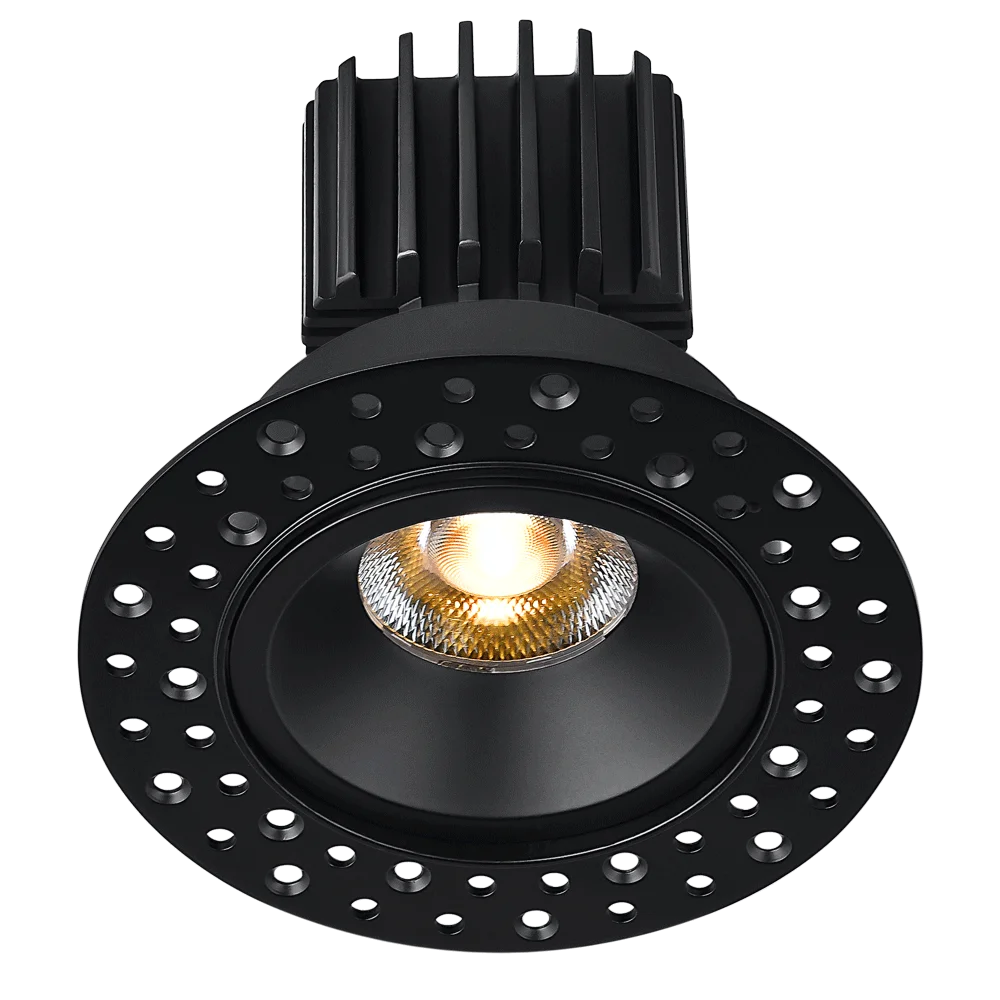 Tangra 3" Fixed Round Recessed Invisible Trim, 3000K, CRI95 - view 2