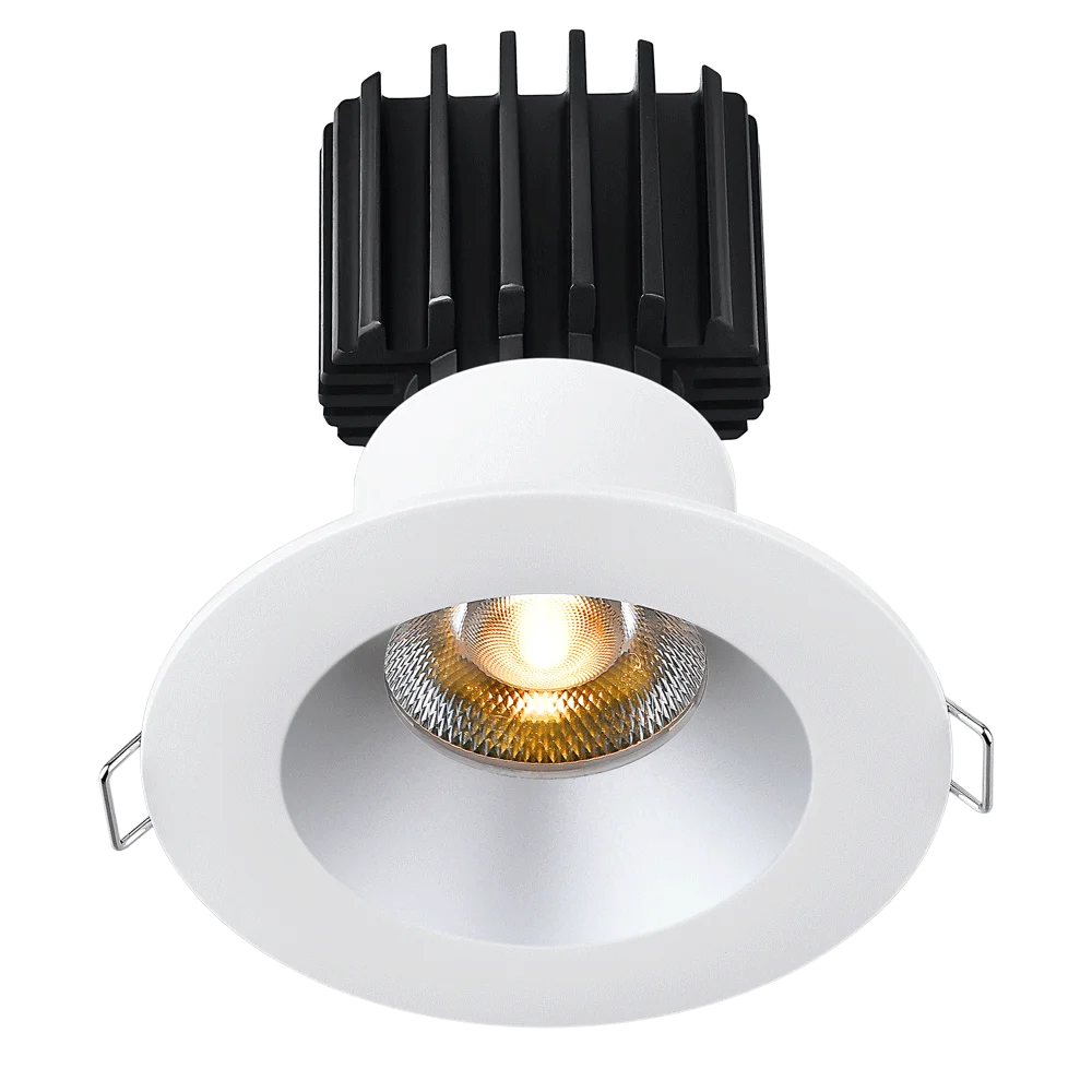 Lotus Tangra 3" Fixed Round Recessed Wide Trim, Dim to Warm 3000K-1800K, CRI95 - view 2