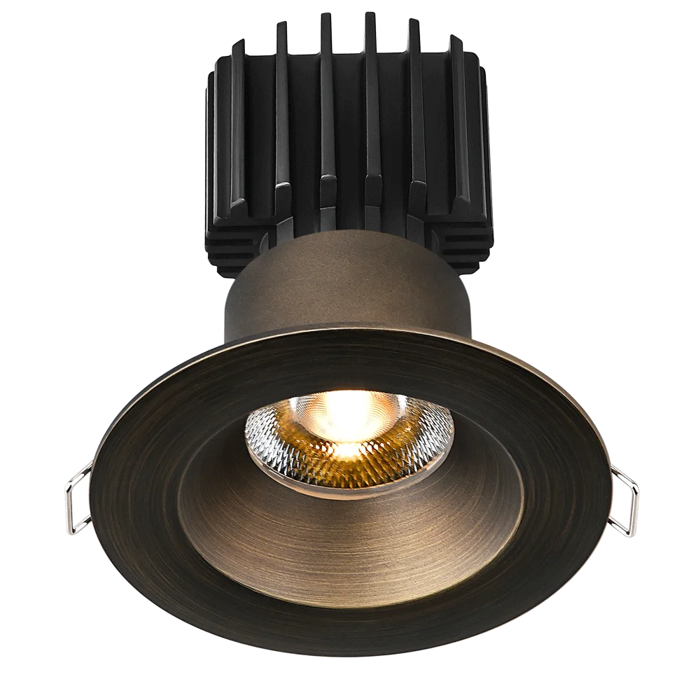 Lotus Tangra 3" Fixed Round Recessed Wide Trim, Dim to Warm 3000K-1800K, CRI95 - view 5