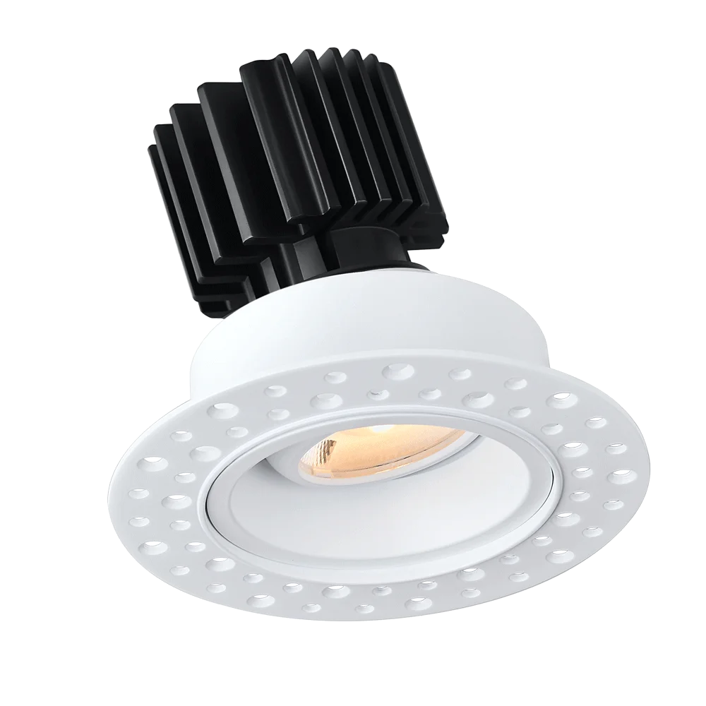Lotus Tangra 3" Gimbal Round Invisible Trim, Dim to Warm 3000K-1800K, CRI95
