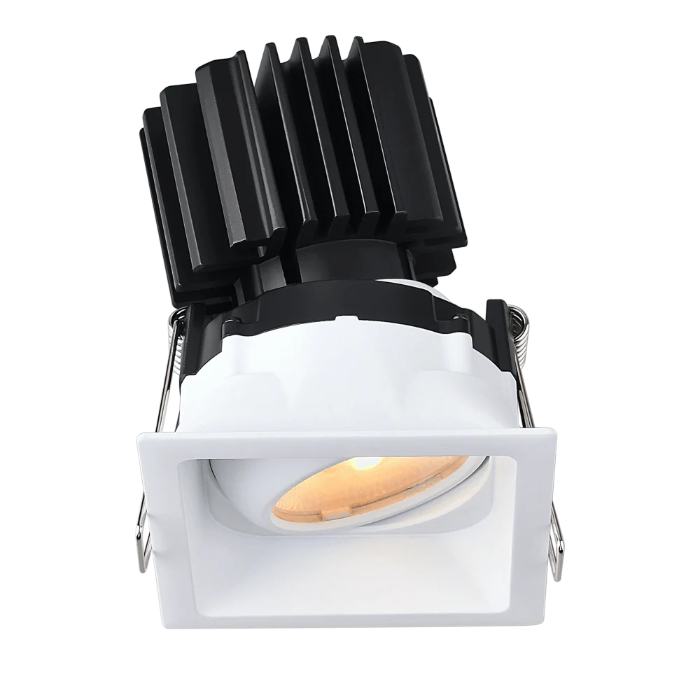 Tangra 3" Gimbal Square Recessed Thin Trim, 3000K, CRI95