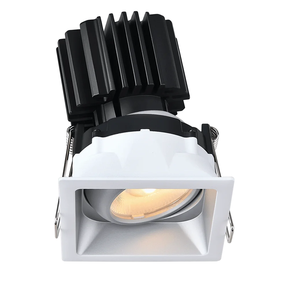 Tangra 3" Gimbal Square Recessed Thin Trim, 3000K, CRI95 - view 2