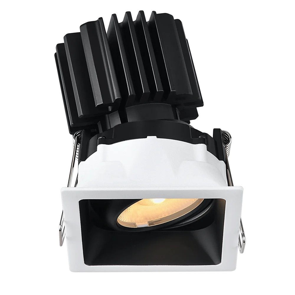 Tangra 3" Gimbal Square Recessed Thin Trim, 3000K, CRI95 - view 3