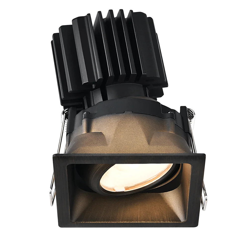 Tangra 3" Gimbal Square Recessed Thin Trim, 3000K, CRI95 - view 5