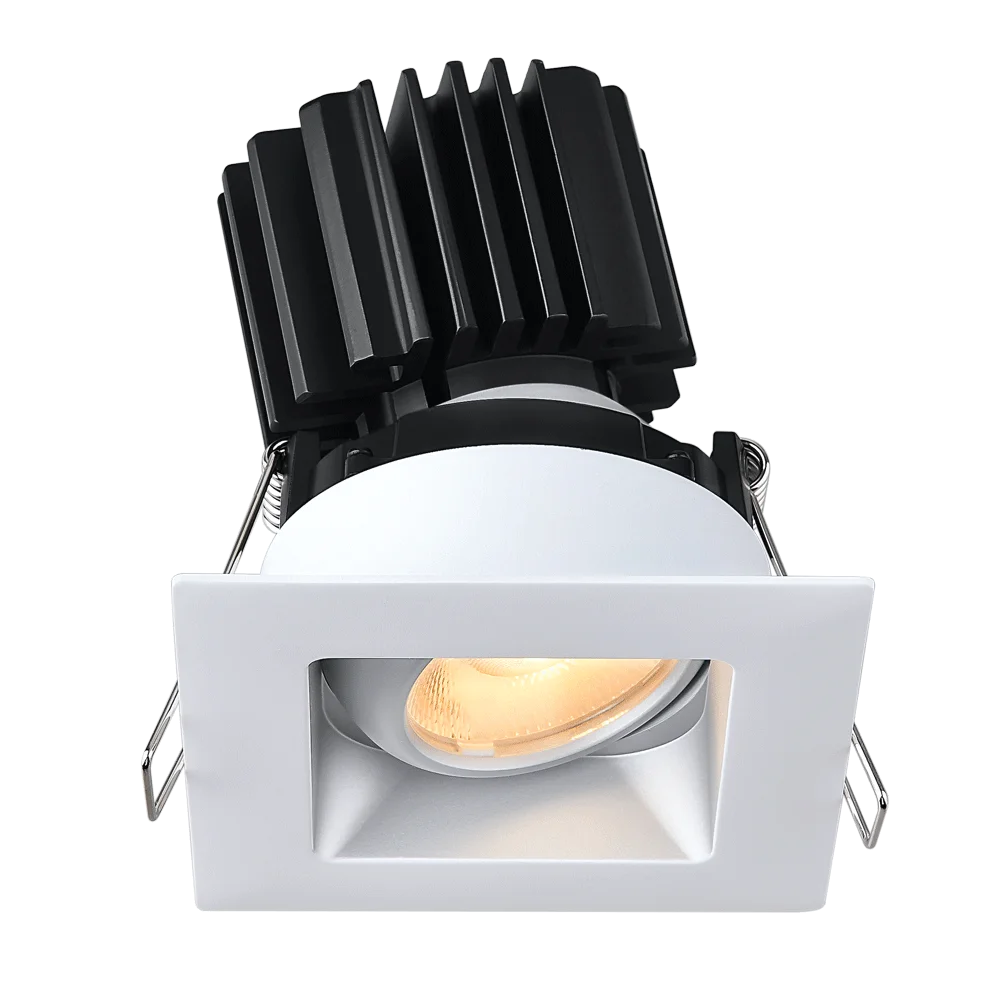 Tangra 3" Gimbal Square Recessed Wide Trim, 3000K, CRI98 - view 2