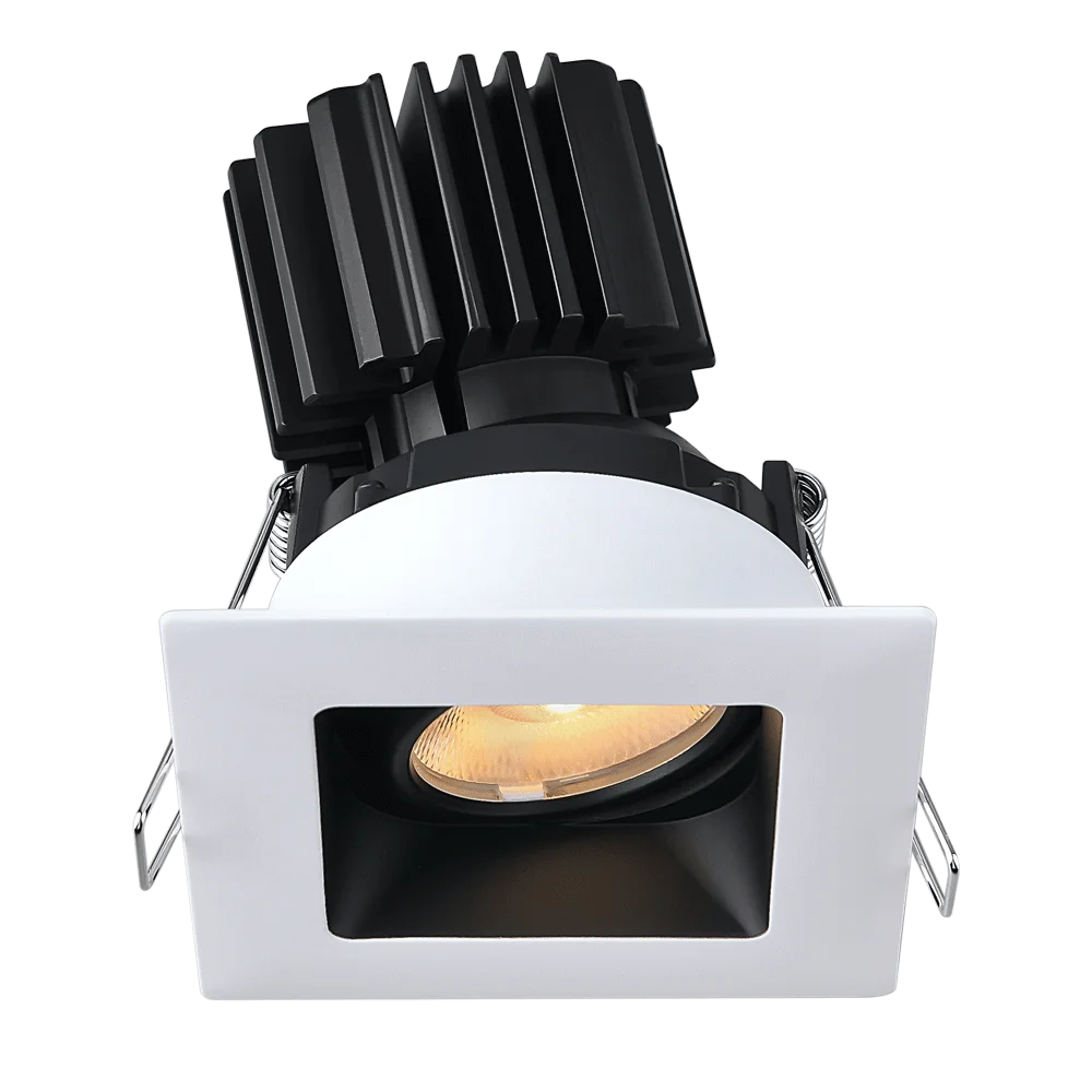 Tangra 3" Gimbal Square Recessed Wide Trim, 3000K, CRI98 - view 3