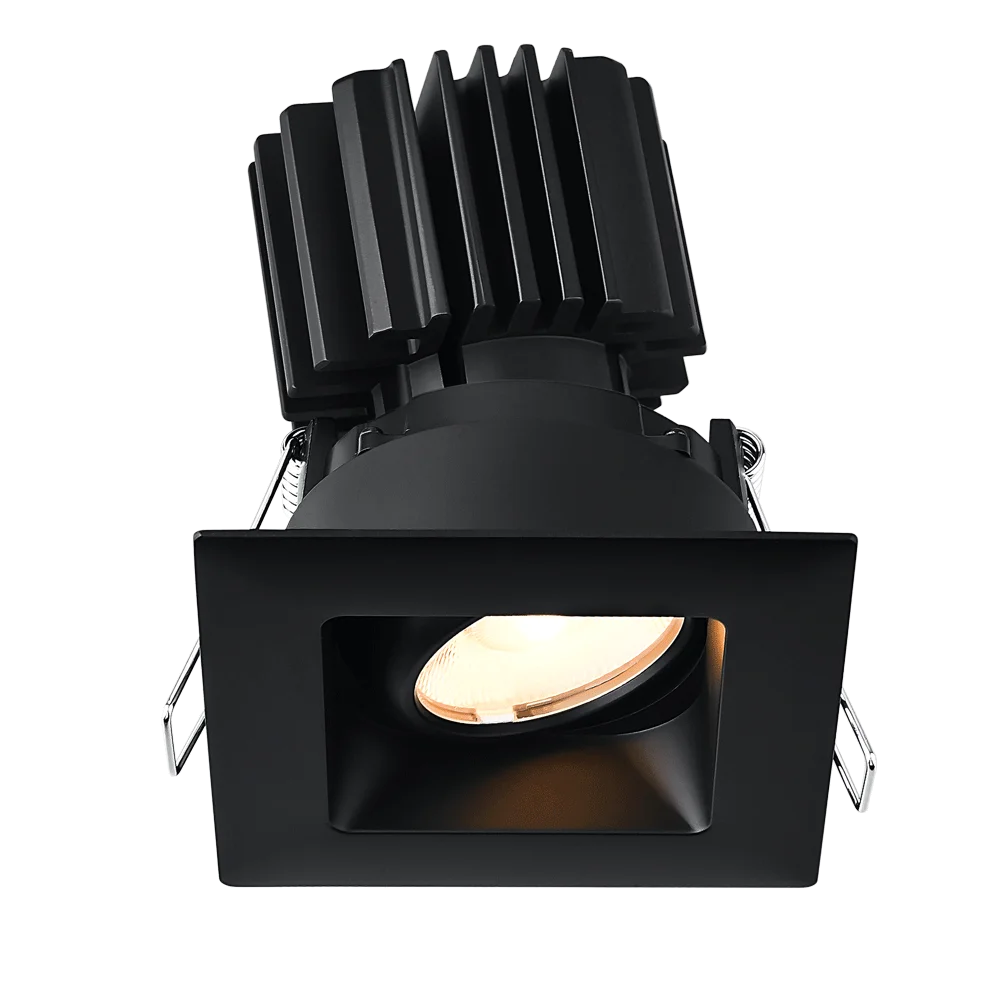 Tangra 3" Gimbal Square Recessed Wide Trim, 3000K, CRI98 - view 4