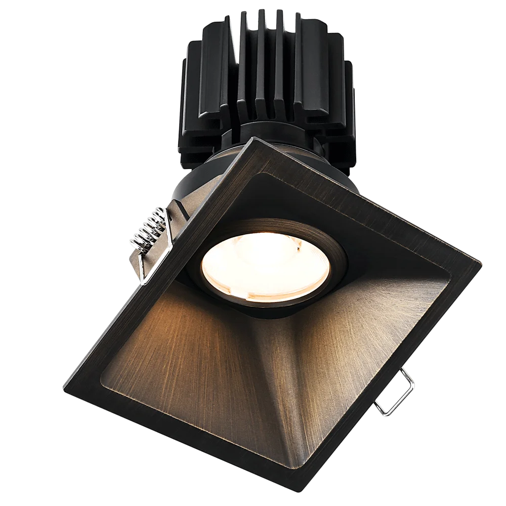 Tangra 4" Gimbal Square Sloped Thin Trim, 4CCT+DTW 3500K-2700K, CRI90 - view 3