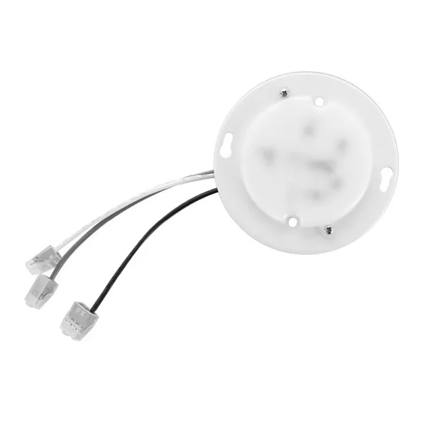 Temporary Disk Light, 4", Round, 90CRI, 5000K, White Trim, 120V, Non-Dimming, 96-Pack
