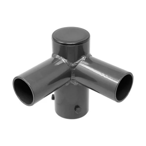 Tenon Adapter, 2 Horizontal 90 Degree Tenons, Black-Oxide Steel