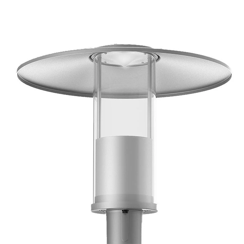 TOP-HAT Garden POST-TOP Selectable 12/20/30/40W 30/40/50K, 2-3/8 Poles, 85D Beam, Gy