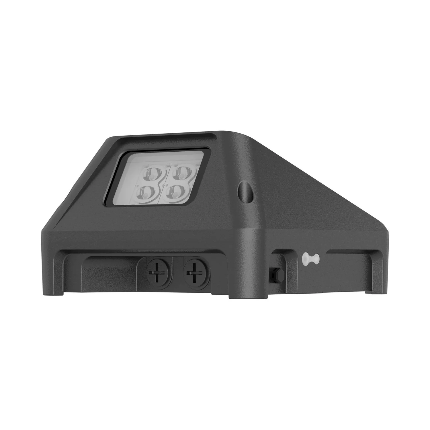 Tough Commercial 4-HOUR Emergency Wall Pack 9/18W 3CCT Photocell 120-277V SELF-DIAGNOSTIC Test Blk - view 5