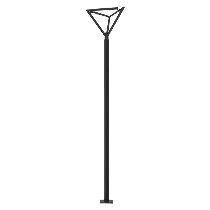 Tree Of Light Post Top TRIPLE-ARM 3 Light Bars 75W 3CCT, Black - view 2