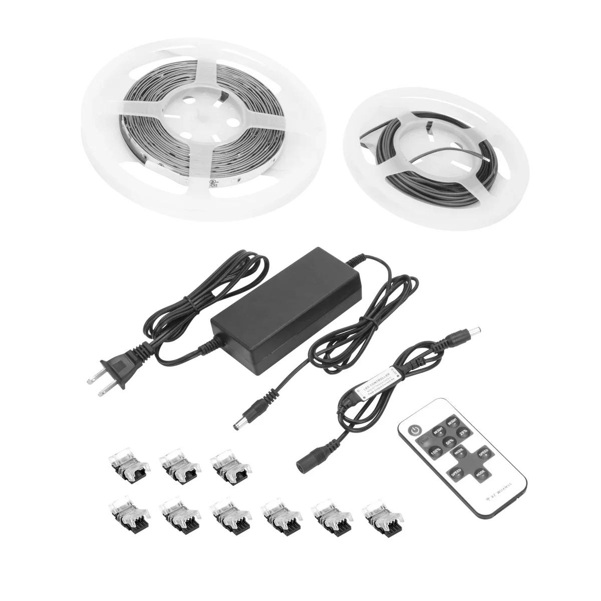 TruLux High Output Tape Light Kit, IP54, 16.4FT, 3000K, 4.6W/FT, 24V - view 2